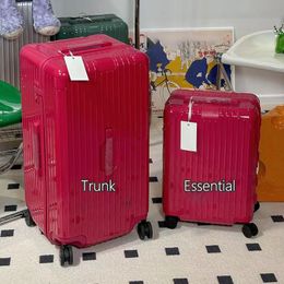 Luggage name brand suitcase hot sale luxury fashion large capacity box with protective cover and luggage tag universal wheel boarding box