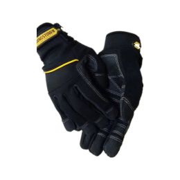 Gloves Genuine Safety Performace Extra Durable Puncture Resistance Nonslip Working Gloves(Black,Small/Medium/Large/XL/XXL/XXXL).