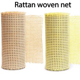 Ornaments Natural Rattan Webbing For Cane Projects 45Cm Woven Open Mesh Cane Cane Webbing Natural Rattan Webbing Roll Plastic