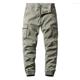 Men's Pants Casual For 2024 Summer Thin Elastic Breathable Leggings Loose Harlan Work Suit