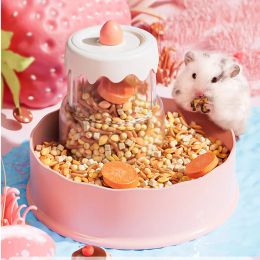 Cages Cream Cake Series Hamster Feeder Antirollover Chipmunk Sugar Glider Food Bowl Small Animal Cage Landscaping Rat Accesorios