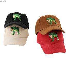 CAPS HATS DOITBEST 2024 Summer Boys and Girls Baseball Hat Dinosaur broderade barns solhatt vår barns ära hatt ögonblicksbilder glasögon wx