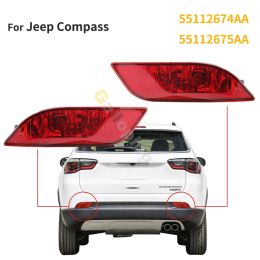 Sets Rear Bumper Light Tail Brake Reflector Lamp Stop Bulbs Cover for Jeep Compass 20172020 55112674aa 55112675aa Curtain