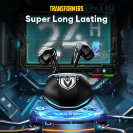 Earphones TRANSFORMERS TFT10 Bluetooth 5 4 Earphones Gaming Low Latency Long Endurance Headphones Choice Gamer Music Wireless Earbuds