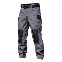 Men's Pants Men Military Tactical Cargo Army Green Combat Trousers Multi Pockets Gray Uniform Paintball Autumn Work Clothing