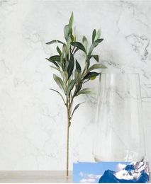 Fake Flower Christmas Decoration Olive Branch Simulation Plant Olive Home Wedding1200844