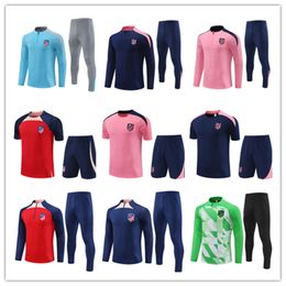 2024 Adult kids Atletico Madrids tracksuit chandal futbol soccer Training suit 23 24 25 Madrids tracksuits set men camiseta de football jacket survetement