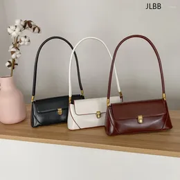 Bag Women's Handbag Baguette Fashion Female Shoulder Vintage Leather Ladies Small Black White Brown Summer