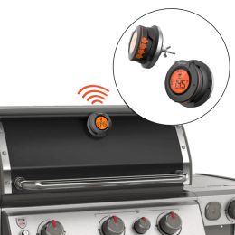 Grills Smart APP Digital Bluetooth Wireless Dual Probe Cooking Food Meat Thermometer For BBQ Oven Grill Lid Thermometer