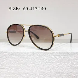 Sunglasses Oval Shaped Men Women Acetate Alloy Luxury Germany Brand VE 2260 Designer Solar Shades Outdoor High Quality Eyeware