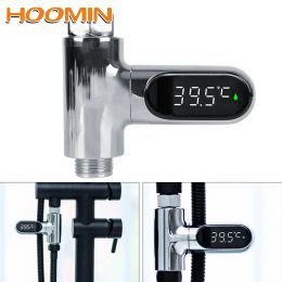 Gauges HOOMIN Home LED Digital Shower Faucets Water Thermometer Bathing Temperature Metre Electricity Hot Tub Water Temperature Monitor