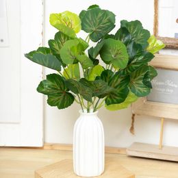 Decorative Flowers Artificial Foliage Plastic Green Plant Party Mall Home Table Garden Wedding Desktop Office Decor Fake Indoor Decorations