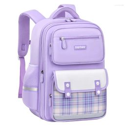 Backpack Primary Student Schoolbags Large Capaticy Waterproof Kids Boys And Girls School Backpacks Lightweight Children's Shoulder Bags