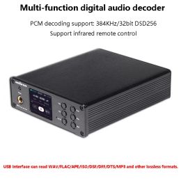 Converter Dual ES9038Q2M Audio Decoder Headphone Amplifier QCC5125 Bluetooth 5.1 APTXHD LDAC Lossless Format IV/LPF Processing Circuitry