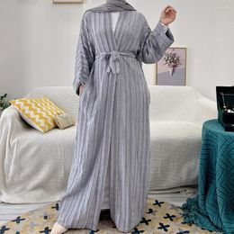 Ethnic Clothing Elegant Robe Muslim Abaya Christmas Wedding Bridesmaid Fashion Party Long Dress Evening Belt Gown Maxi For Women