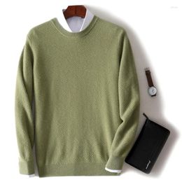 Men's Sweaters Cashmere Sweater Round Neck Pullover Top Casual Knit Loose Jacket Beautiful Slave Wool Autumn And Winter Korean