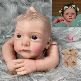 Dolls 19Inch Already Painted Reborn Doll Kit Malea With Cloth Body DIY Mold Unassembled Handmade Reborn Doll Parts