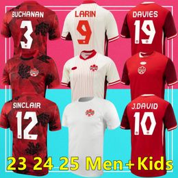 2024 2025 Kids Canada Soccer Jerseys home away 24 25 national team DAVIES J.DAVID UGBO LARIN CAVALLINI MILLAR EUSTAQUIO football shirt