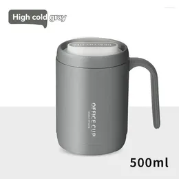 Water Bottles 1PCS Office Large-Capacity Mug Coffee Cup Students Simple Creative High Value Drinking Special Milk With Cover