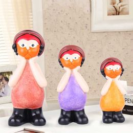 Decorative Objects Figurines Modern Colourful Figure Statue Ornament Home Living Room Wine Cabinet Decorations Resin Sculpture Craft Gifts Decoracin Hogar T24050