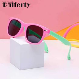 Sunglasses Ralperty TR90 Flexible Childrens Sunglasses Polarized Childrens Baby Safety Sunglasses UV400 Eyeglasses Baby Oculos de Sol 2019 Shadow WX