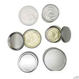 Food Savers Storage Containers Container Customise Package Tin Can Metal 3.5G Pl Ring Easy Seal Hand Press Oem Support Stickers For It Otnf5