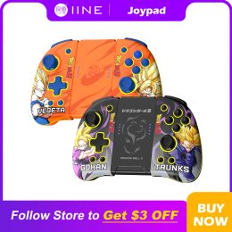 Mice IINE Cartoon Design Neptune Joypad With Charging Grip AutoFire ALPS Joystick Mechanics Button Compatible Nintendo Swtich/OLED