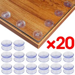 Plungers 5/20PCS Double Sided Plastic Suction Cup Vacuum Nonslip Clear Sucker Pad for Glass Car Window Table Top Spacer DIY Soap Holder