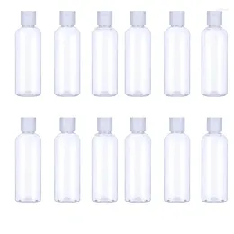 Storage Bottles 10PCS 5ml-100ml Empty Clear Plastic Flip Cap Squeezable Travel Size Cosmetic Containers For Liquid Lotion Gel Perfume