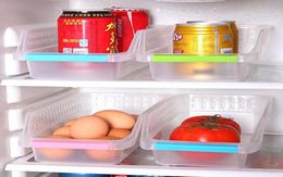 New Fridge Storage Box Hollowedout Drawer Refrigerator Fresh Box Kitchen Grocery Box Fridge Food Container 1072458