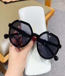 Sunglasses 1 PCS Fashion Style Allmatch Trend Personalised Round Frame Ins Candy Colour Big 208608169