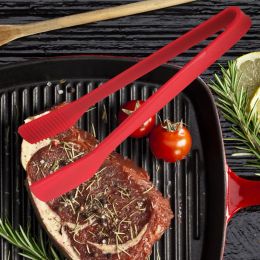 Grills Silicone Kitchen Tongs Premium Stainless Steel Salad Tongs Multipurpose Barbecue Clamp Spatula for BBQ Cooking Grilling