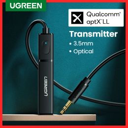 Adapter UGREEN Bluetooth Transmitter 5.0 TV Headphone PC PS4 aptX LL 3.5mm Aux SPDIF 3.5 Jack Optical Audio Music Bluetooth 5.0 Adapter