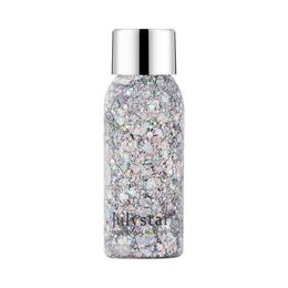 NG8G Body Glitter Face Jewels Eyeshadow Shimmer Pigment Body Face Eye Glitter Sequin Gel Cream Eye Shiny Skin Face Festival Cosmetic Glitter d240503