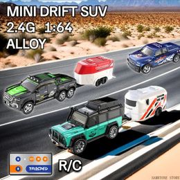 RC 24G 5Channel Alloy MiniリモートコントロールSUVドリフト1時間の持久力エレクトリックオフロード車240428