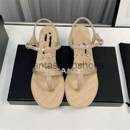 Channeles Women Fashion High Luxury Design Heels Sandals Leather Cross Lace Up Student Casual Slippers 015-04