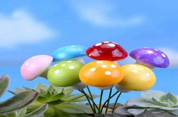 Simulate Mini Mushrooms Colourful Foam Mushroom DIY Craft Material Moss Terrarium Micro Landscape Plant Pot Ornaments Fairy Garden 9467193