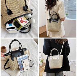 Bags Female Evening Women's Beach Bag Grass Woven Crossbody Handheld Tote Spring Summer Tourism