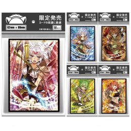 Games 62x89mm YUGIOH Card Sleeves 60PCS/Bag Picture Sleeves Illustration Anime Protector Card Cover for Board Games Trading Cards