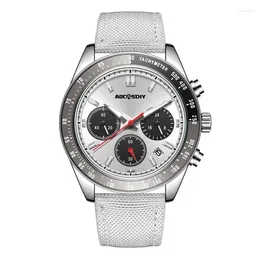 Wristwatches High-end Men's Original Watch Leisure Business Three-eye Six-pin Multi-function Calendar Waterproof