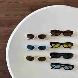 Sunglasses Childrens Sunglasses Boys and Girls Retro Sunglasses 2024 Childrens Accessories WX