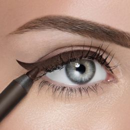 Eyeliner Matte Eyeliner Gel Pen Waterproof Sweatproof Longlasting Nonsmudged Lying Silkworm White Black Liquid Eyeliner Pen Eye Makeup