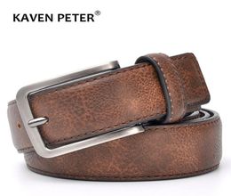 Accessories For Men Gents Leather Belt Trouser Waistband Stylish Casual Belts With Black Grey Dark Brown And Colour 2204025630386