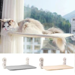 Houses Foldable Cat Window Hammock Cat Window Cordless with 4 Strong Suction Cups Windowsill Cat Beds Seat for Indoor Cats Inside