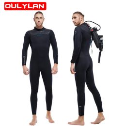 Suits Oulylan 5MM Neoprene Wetsuit Men Women for Deep Scuba Diving Snorkeling Thickened Warm Wetsuit Swimming Kayaking Surf Suits