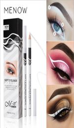 Menow P112 12 piecesbox Makeup Silky Wood Cosmetic White Soft Eyeliner Pencil Menow highlight pencil2915203