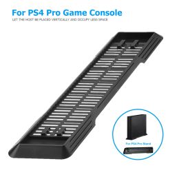 Racks Vertical Stand Mount Holder Dock Cradle For PS4 Pro / PS4 Slim Game Accessories Console ABS Black Simple Stand Mount Hold