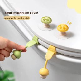Plungers Toilet Lid Lifting Device Creative Lift Toilet Ring Handle AntiDirt Handle Silicone Handle Lid Lifting Device Toilet Opener