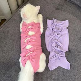 Cat Costumes Recovery Suit For Male And Female Post Soft Cone Onesie Shirt Pet Clothes Neuter Licking Protective Outfits