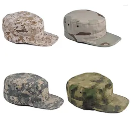 Berets Outdoor Camouflage Tactical Cap Male Soldier Combat Army Baseball Unisex Paintball Flat Military